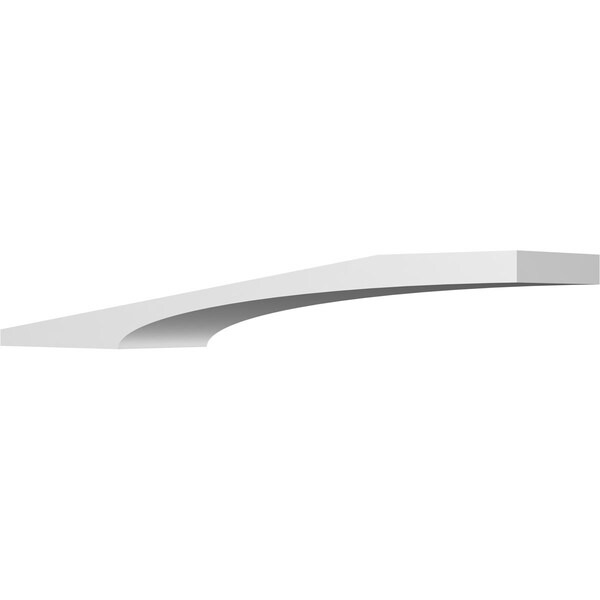 Ekena Millwork 6-in. W x 30-in. D x 38-in. H Westlake Architectural Grade PVC Knee Brace BRCP06X30X38WTL - main